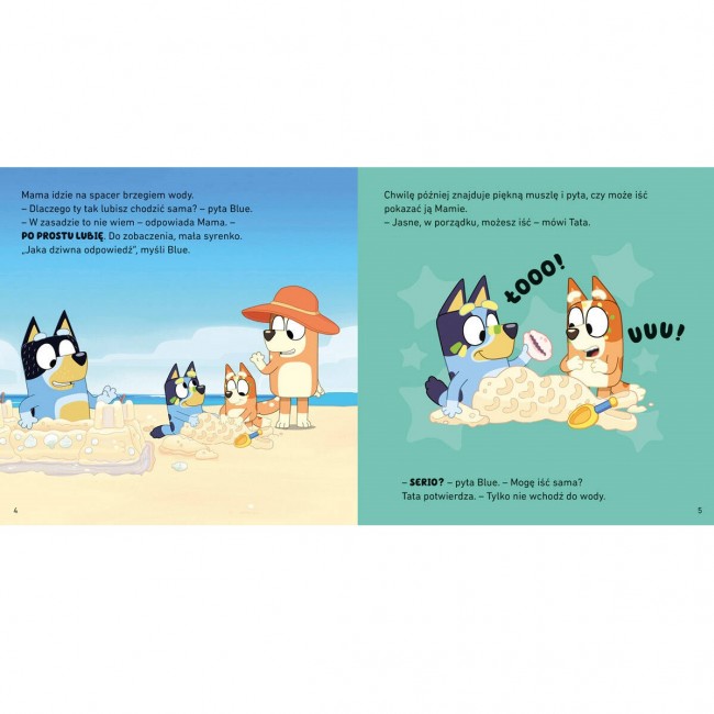 Książka "Bluey. Plaża" Wydawnictwo Harperkids