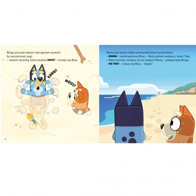 Książka "Bluey. Plaża" Wydawnictwo Harperkids