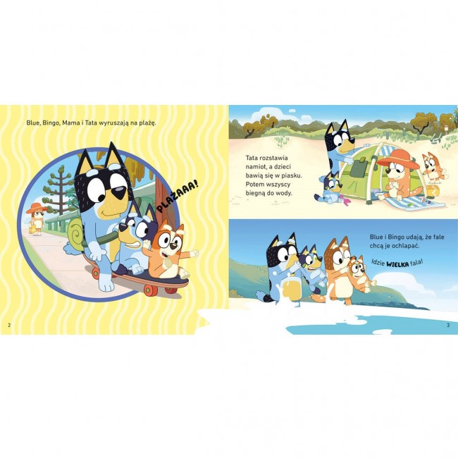 Książka "Bluey. Plaża" Wydawnictwo Harperkids