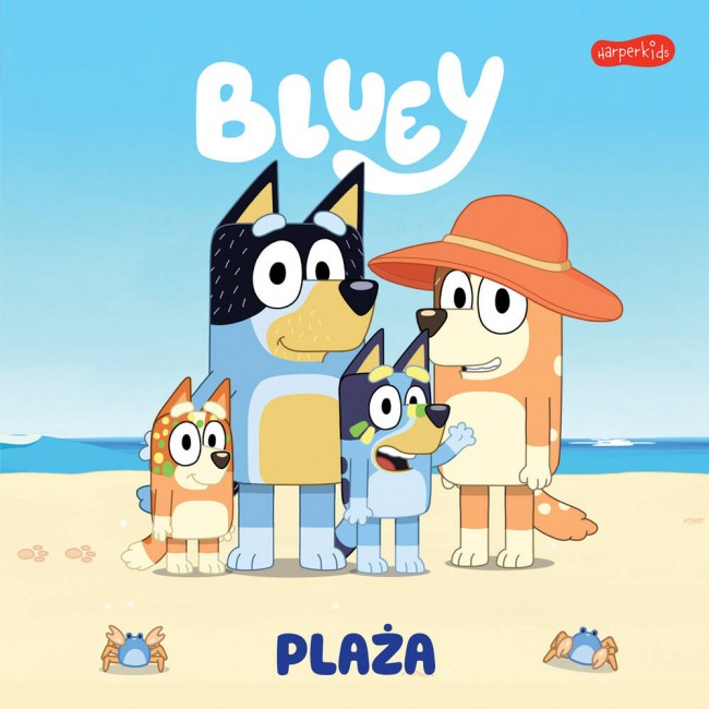 Książka "Bluey. Plaża" Wydawnictwo Harperkids