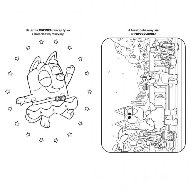 Kolorowanka "Bluey. Ale Zabawa" Wydawnictwo Harperkids