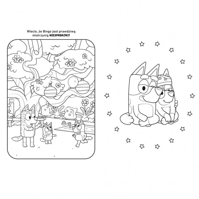 Kolorowanka "Bluey. Ale Zabawa" Wydawnictwo Harperkids