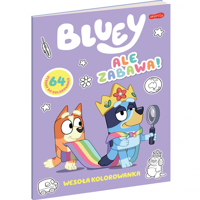 Kolorowanka "Bluey. Ale Zabawa" Wydawnictwo Harperkids