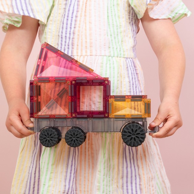 Klocki magnetyczne Connetix - Pastel Transport Pack 50 el.