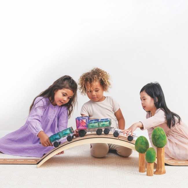 Klocki magnetyczne Connetix - Pastel Transport Pack 50 el.