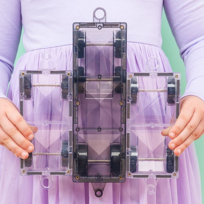 Klocki magnetyczne Connetix - Pastel Transport Pack 50 el.