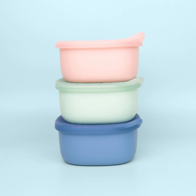 Silikonowy pojemnik z pokrywką do lunchboxa B.box - Berry