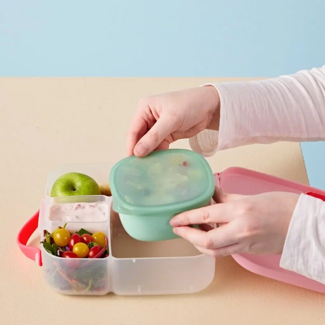Silikonowy pojemnik z pokrywką do lunchboxa B.box - Forest