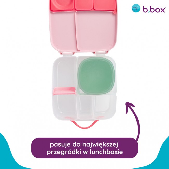 Silikonowy pojemnik z pokrywką do lunchboxa B.box - Forest