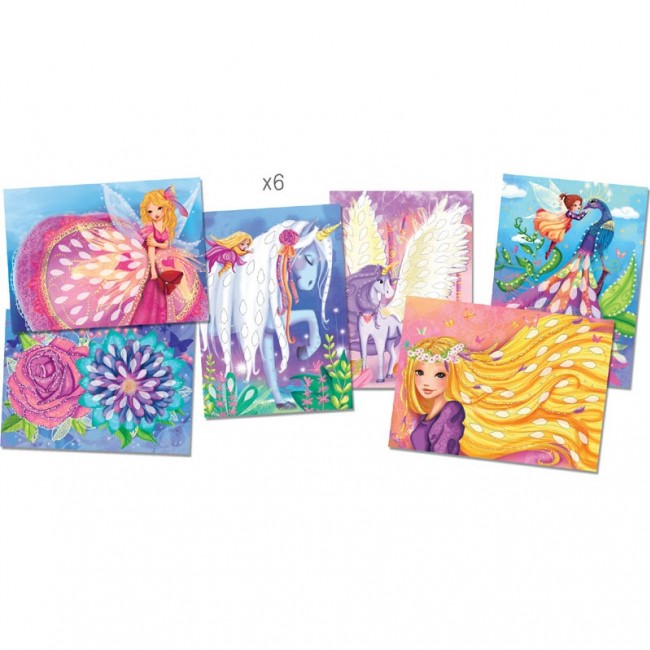 Zestaw artystyczny Crea Lign' - Brokatowe wróżki