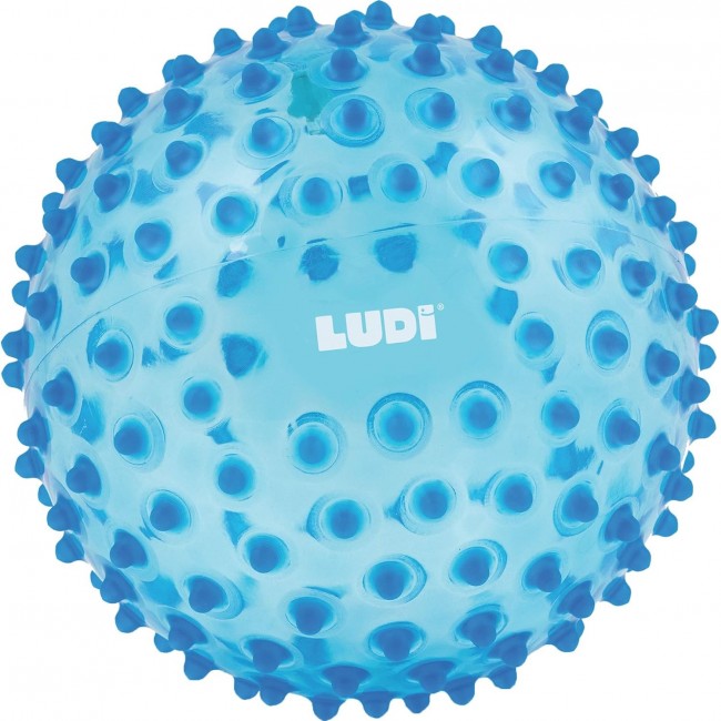 Piłka sensoryczna LUDI 20 cm - Niebieska