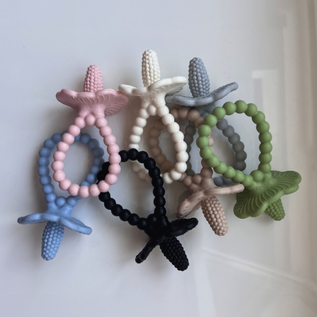 Gryzak silikonowy Soczysta Malina Plus RazBaby - Zielony