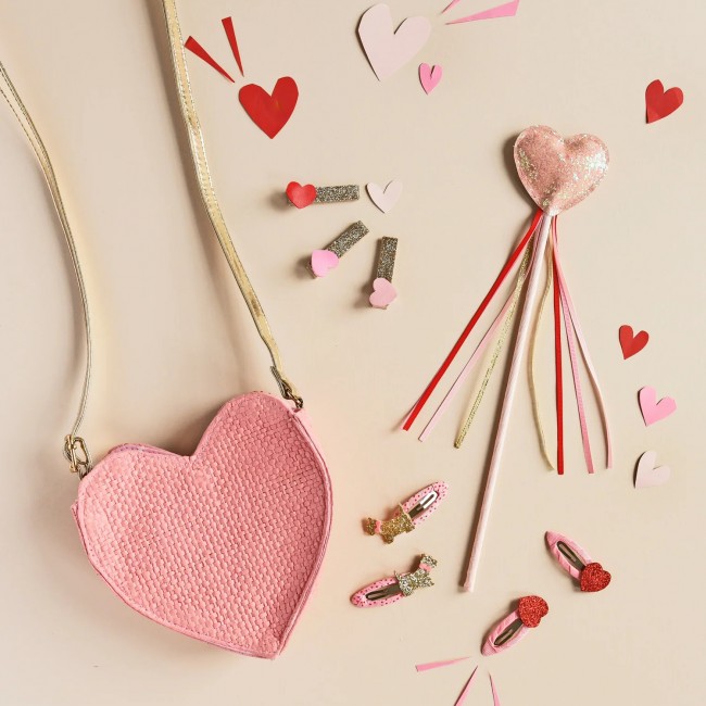 Spinki do włosów Rockahula Kids - Heartbreaker Glitter Bar
