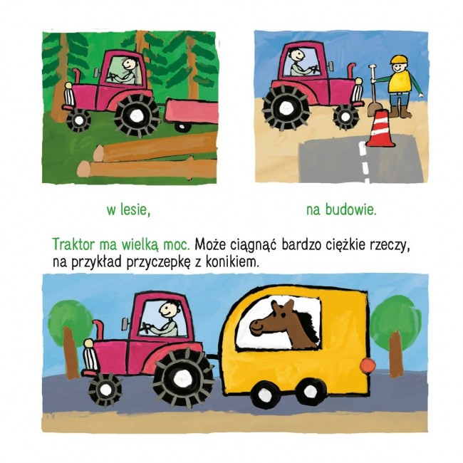 Książka "Kicia Kocia na traktorze" wydawnictwo Media Rodzina