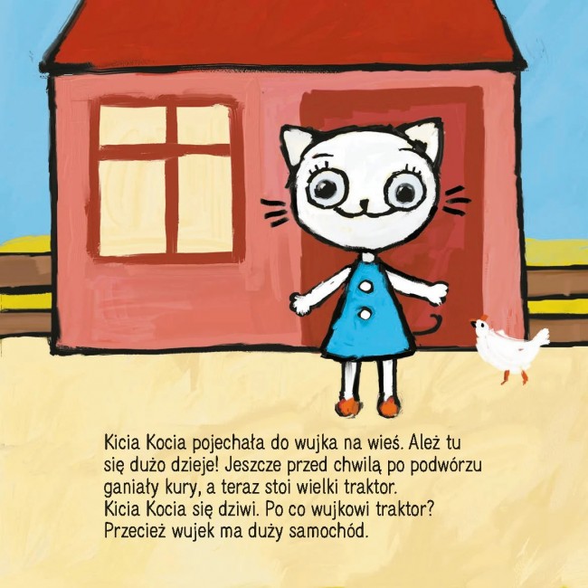 Książka "Kicia Kocia na traktorze" wydawnictwo Media Rodzina