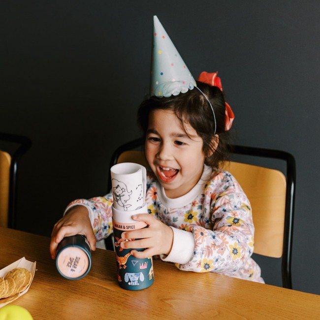 Mała mata silikonowa do wielokrotnego kolorowania HeyDoodle - Słoneczne Bazgrołki