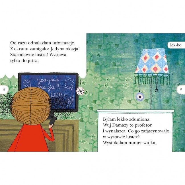 Książka "Marta i zagadka starego lustra. Czytam sobie. Poziom 2" Wydawnictwo Harperkids