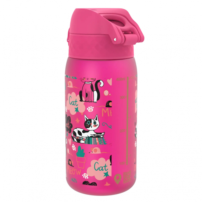 Butelka do picia dla dzieci 400 ml ION8 - Cats