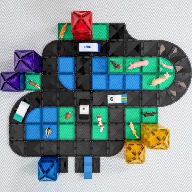 Klocki magnetyczne Connetix - Creative Roads Pack 48 el.
