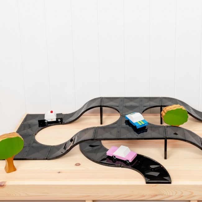 Klocki magnetyczne Connetix - Ramps & Intersections Pack 16 el.