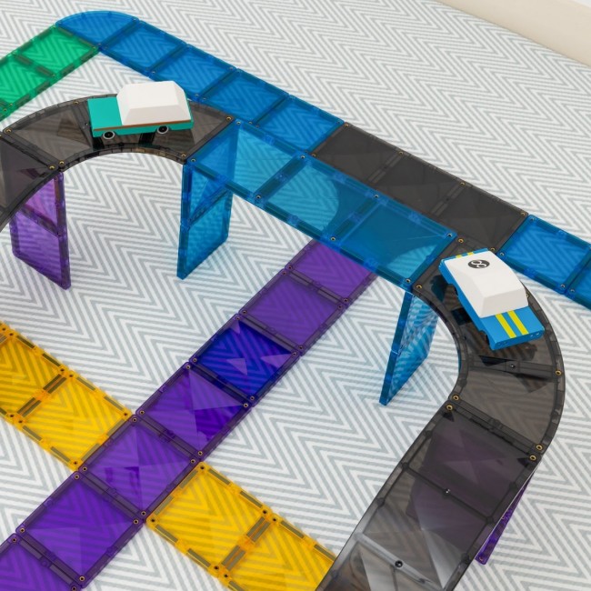 Klocki magnetyczne Connetix - Ramps & Intersections Pack 16 el.