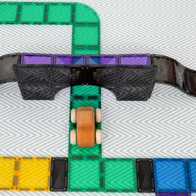 Klocki magnetyczne Connetix - Ramps & Intersections Pack 16 el.