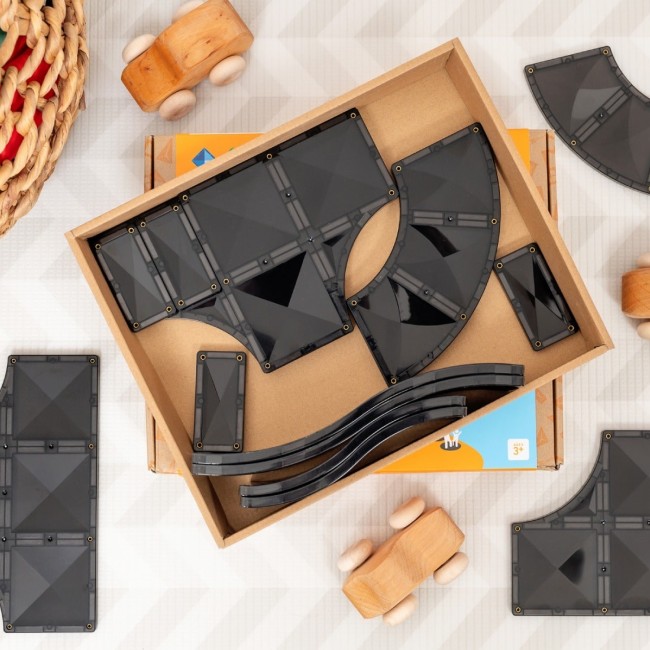 Klocki magnetyczne Connetix - Ramps & Intersections Pack 16 el.