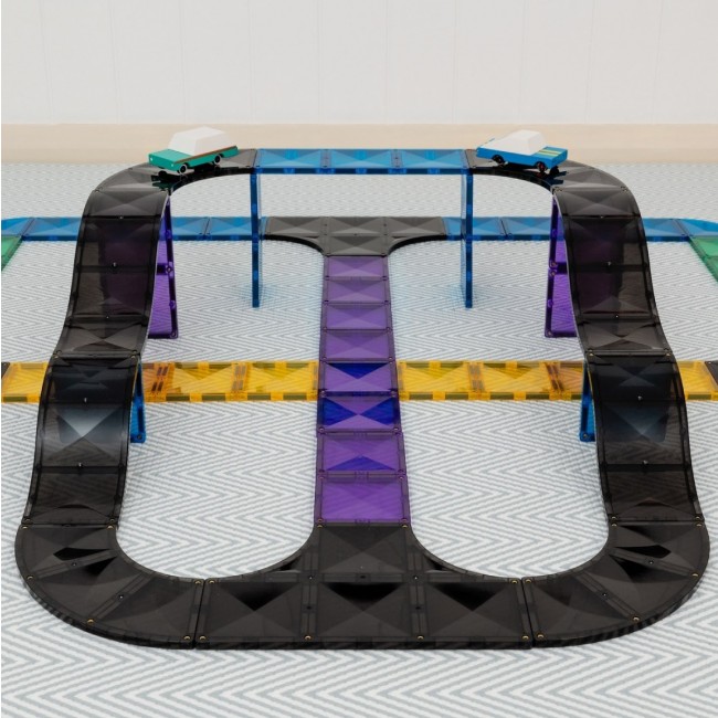 Klocki magnetyczne Connetix - Ramps & Intersections Pack 16 el.