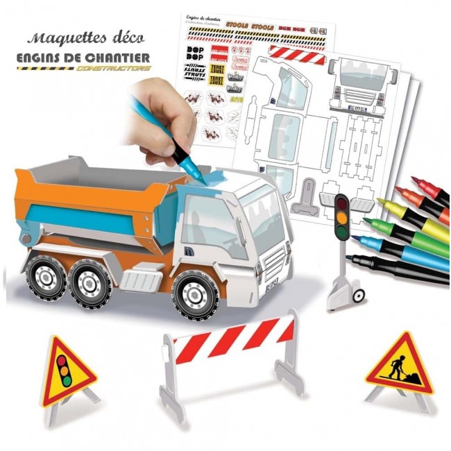 Makiety do złożenia i malowania Crea Lign' - Pojazdy budowlane