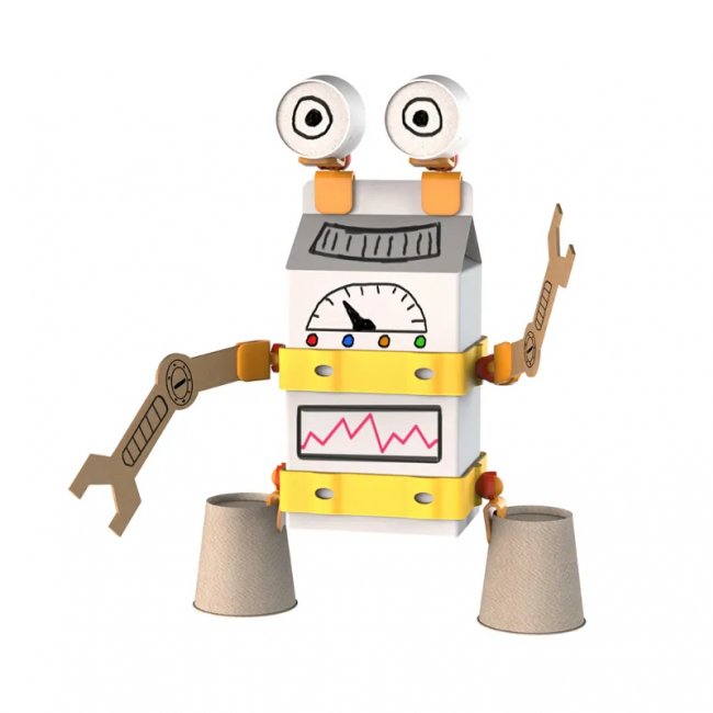 Zestaw konstrukcyjny zrób to sam Toyi - Arts and Crafts Robot 44 el.