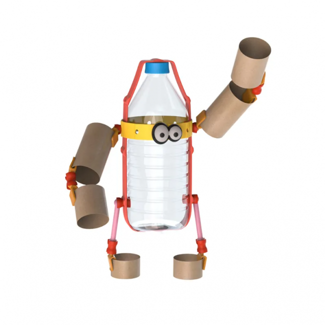 Zestaw konstrukcyjny zrób to sam Toyi - Arts and Crafts Robot 44 el.