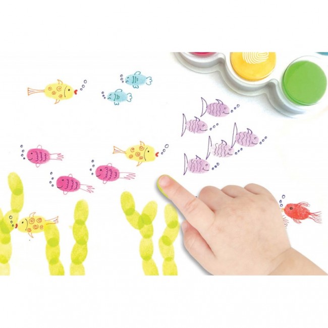 Farby do malowania palcami dla 3-latka Crea Lign