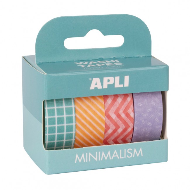 Taśmy dekoracyjne Apli Kids - Minimalism 4 szt.