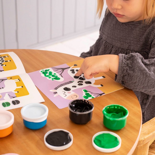 Mój pierwszy zestaw artystyczny Apli Kids - Malowanie palcami