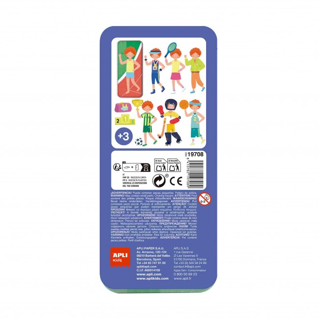 Magnetyczna układanka Mix&Match Apli Kids - Sport