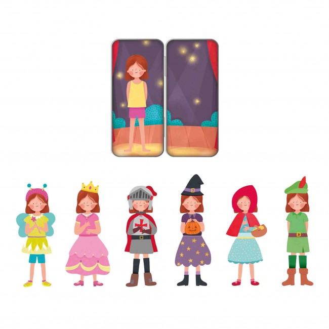 Magnetyczna układanka Mix&Match Apli Kids - Teatr