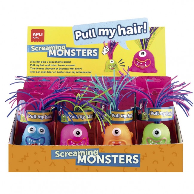 Kolorowy potwór z dźwiękiem Apli Kids 1 szt.
