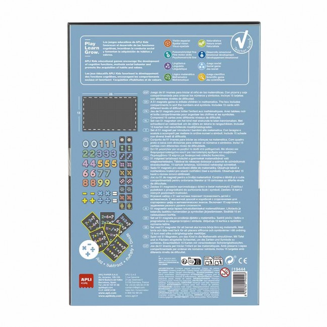 Magnetyczna układanka Apli Kids - Działania matematyczne