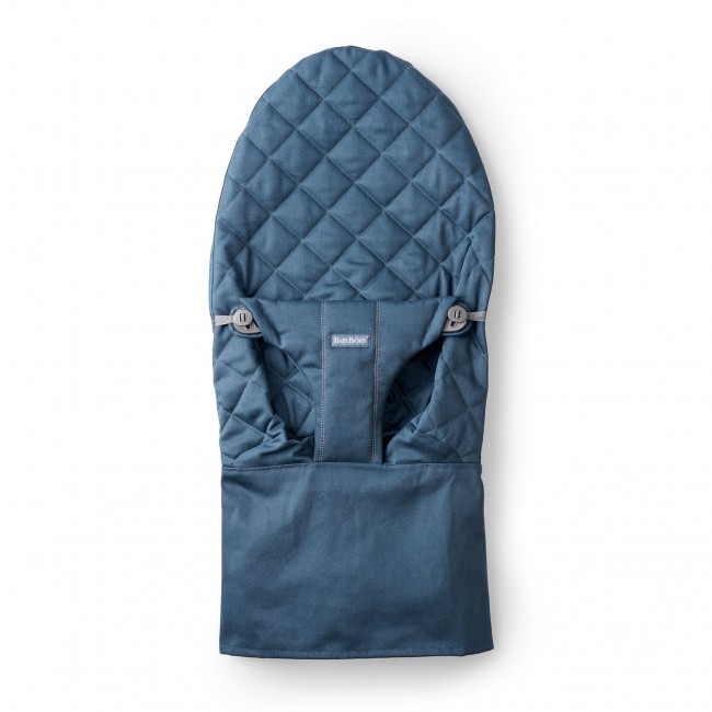 Poszycie do leżaczka BABYBJORN BLISS Woven Classic Quilt - Granatowy