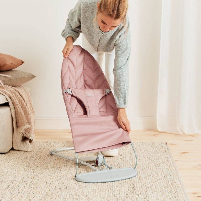 Poszycie do leżaczka BABYBJORN BLISS Woven Petal Quilt - Zgaszony Róż