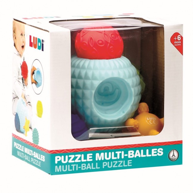 Puzzlo - kula sensoryczna, sorter LUDI