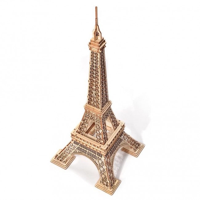 Drewniane Puzzle Model 3D Little Story - Wieża Eiffla