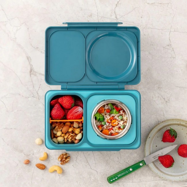 Lunchbox z termosem OmieBox Up OMIE - Teal Green