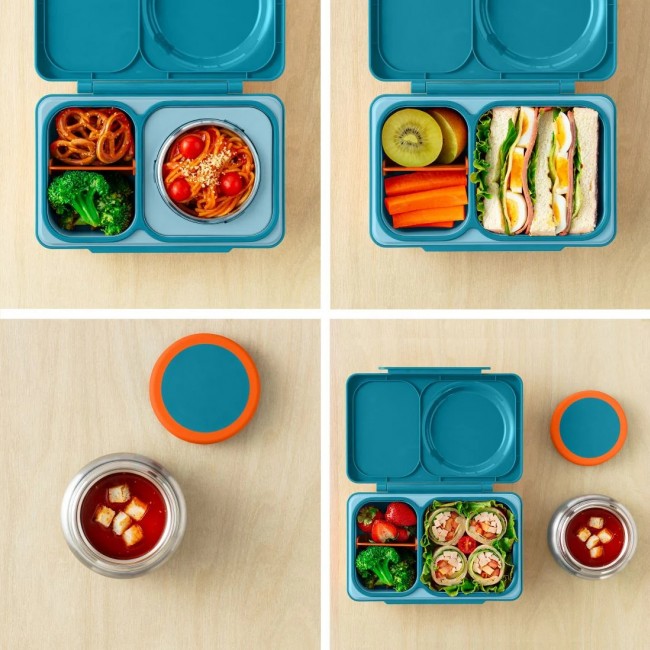 Lunchbox z termosem OmieBox Up OMIE - Teal Green