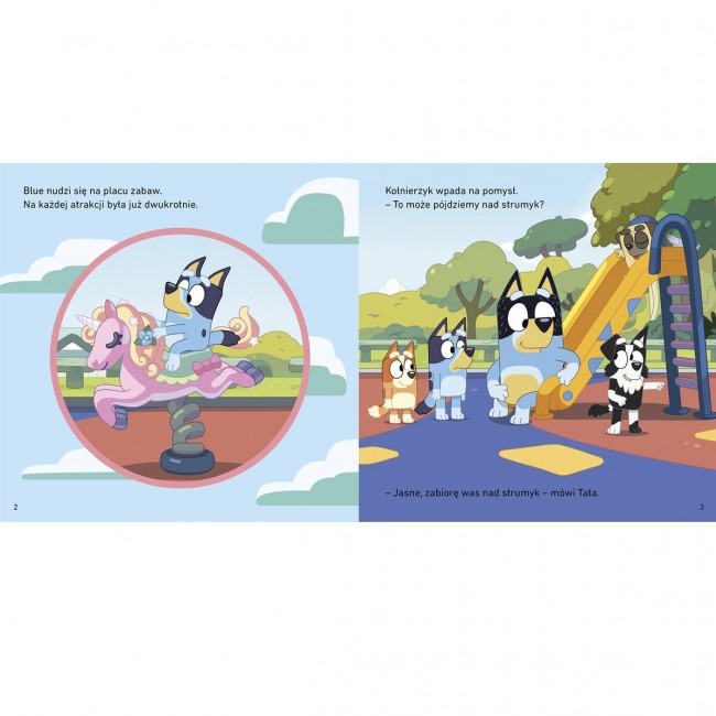 Książka "Bluey. Strumyk." Wydawnictwo Harperkids