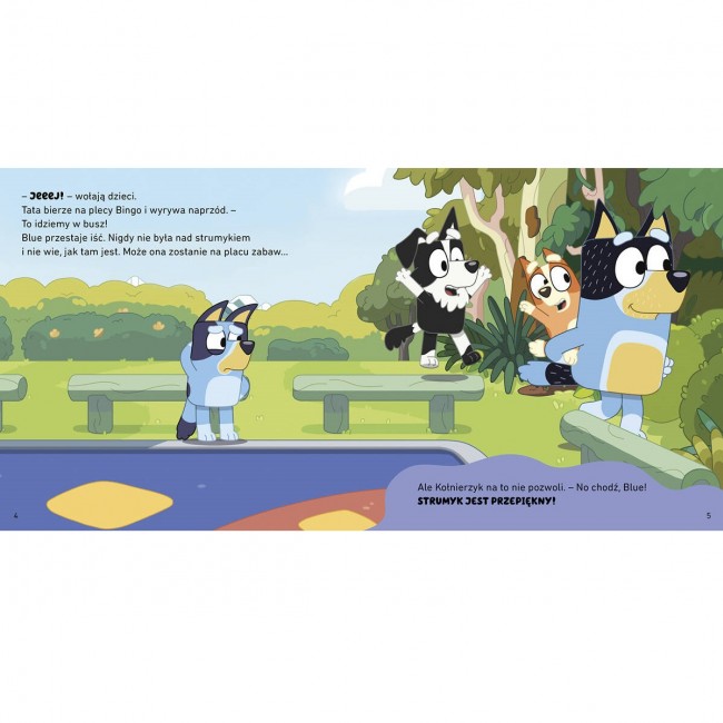 Książka "Bluey. Strumyk." Wydawnictwo Harperkids