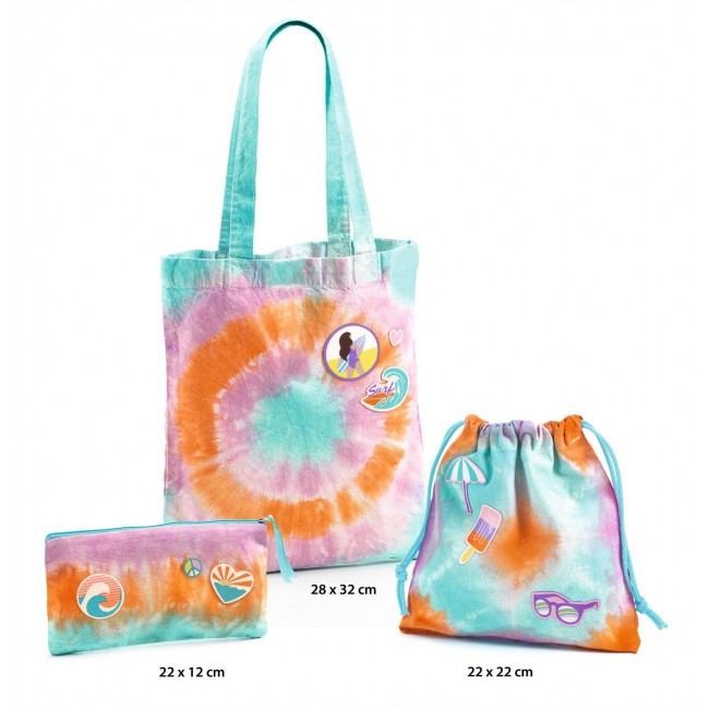 Zrób to sam Djeco - Farbowanie metodą Tie-Dye