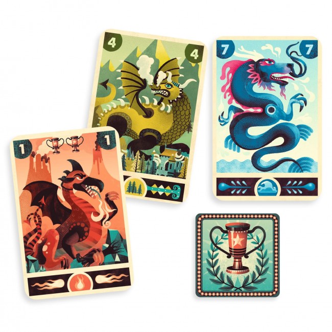 Gra karciana Djeco - Dragon Deck