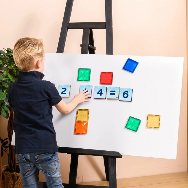 Nakładki na klocki magnetyczne COBLO - Cyfry 60 szt.