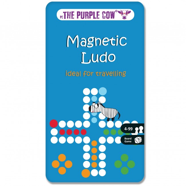 Podróżna gra magnetyczna The Purple Cow - Chińczyk/Ludo